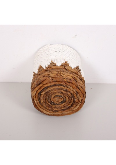 Didim Doğal Abaka 15x16 Cm Saksılık & Saklama Düzenleme Beyaz