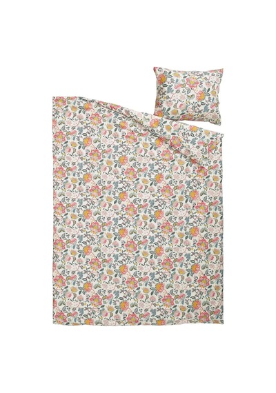 Ikea Daggsalvıa Tek Kişilik Nevresim Takımı 150 X 200 Cm Beyaz - Pembe - Sarı - Mavi Çok Renkli