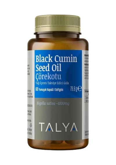 Talya Çörek Otu Yağı 1000 Mg 60 Yumuşak Kapsül