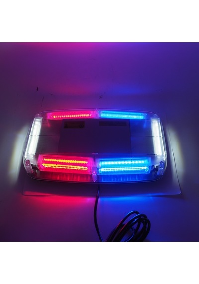 Çakarlı Tepe Lambası Mıknatıslı Kırmızı-beyaz-mavi 24w 12-24v / Laık530