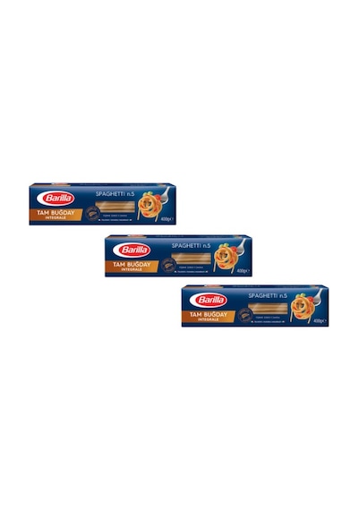 Barilla İntegrale Tam Buğday Spagetti 3 x 400 G
