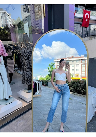 Lavessa Beyaz Crop Büstiyer -228 Beyaz