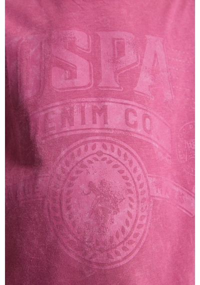 U.S. Polo Assn. Kız Çocuk Fuşya Tişört 50325688-vr023 Fusya