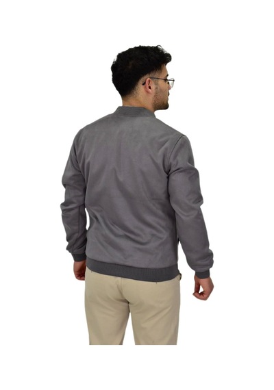 Erkek Mevsimlik Süet Spor Mont 8056 Bgl-st04372 Gri