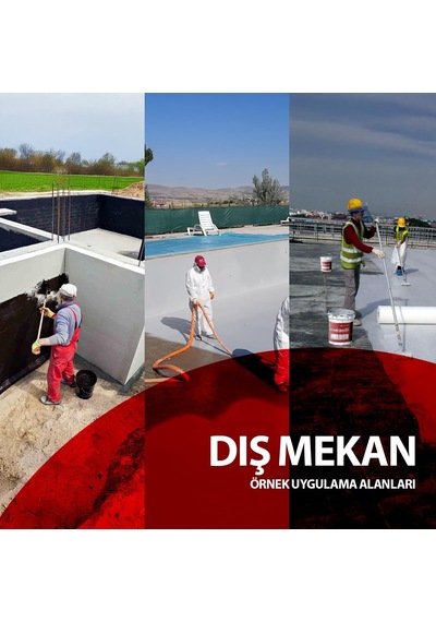 Alkoru Süper Likit Membran Kauçuk Ve Elyaf Katkılı Sıvı Su Yalıtım Malzemesi 1, Kilogram