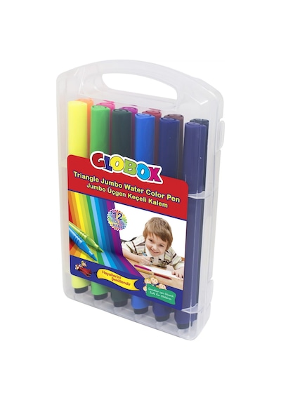 Globox Jumbo Keçeli Kalem 12 Li