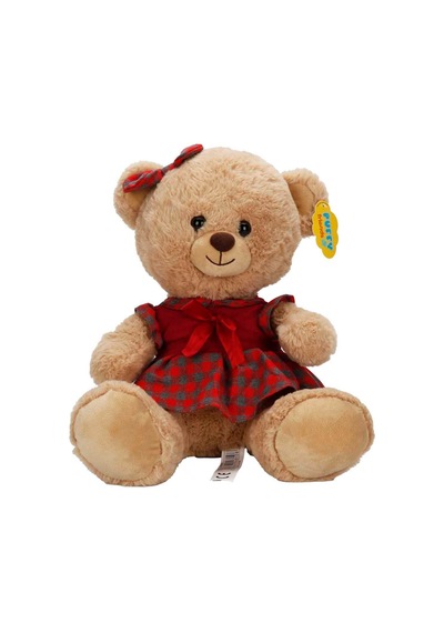 Sun-jnh-pff-sk.peluş Ayı Elbiseli 32 Cm 2a 40 Cm S0 Çok Renkli