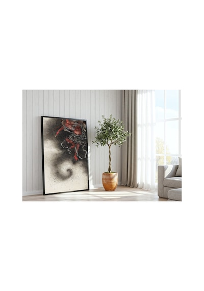 Hokusai Gök Gürültüsü Tanrısı Raijin Çerçevesiz Poster 30x42 Cm A3 Tablo Japon Sanatı Duvar Dekoru