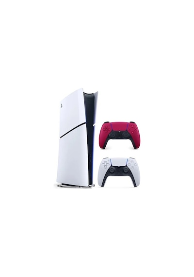 Sony Playstation 5 Slim 1 TB Dijital Edition + 2. Kırmızı Dualsense Oyun Konsolu (İthalatçı Garantili)