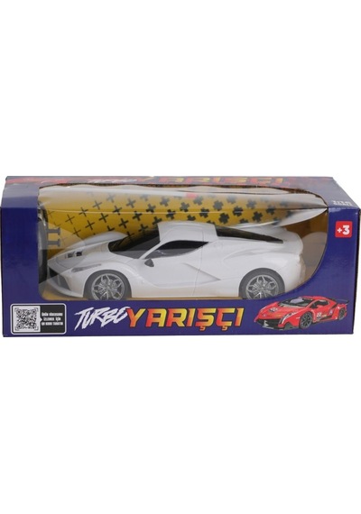 10729 Uk Ff Şarjlı 1 16 Turbo Yarışçı Sarı