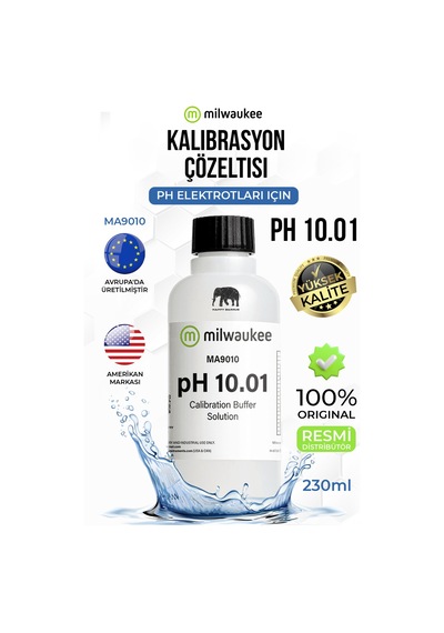 Milwaukee Ma9010 Ph 10.01 Kalibrasyon Solüsyonu 230 Ml