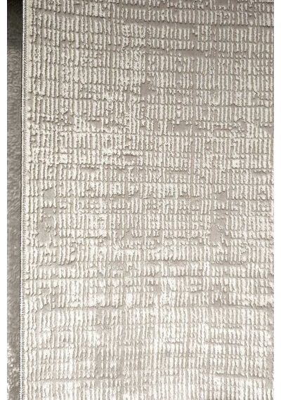 Parlak Saten Dokulu Poem Bambu Tuşe Modern Trend Halı Pm11 Beyaz Kemik