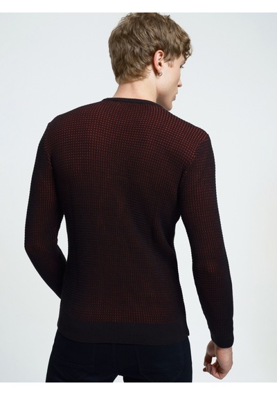 Regular Fit Erkek Kazak Bordo