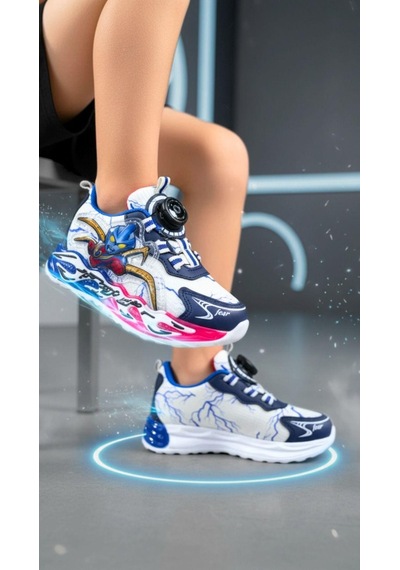 Gala Akıllı Bağcık Karakter Baskılı Erkek Çocuk Sneaker Lacivert