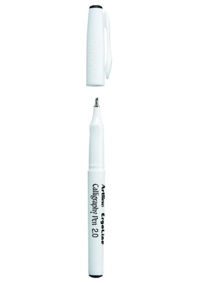 Artline Ergoline Arabic Yan Kesik Kaligrafi  Kalemi 2.0 MM Siyah