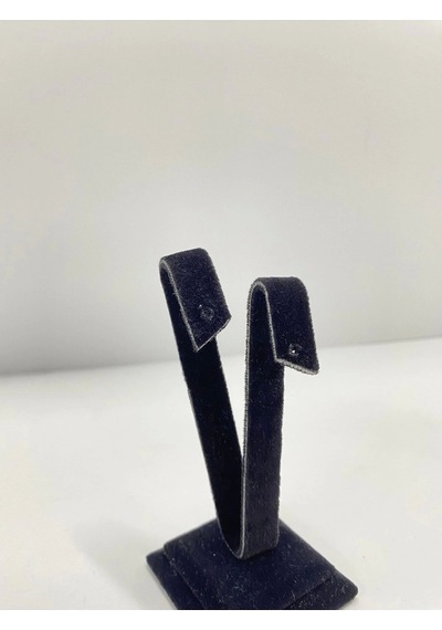 Yerli Üretim Süet Kumaş Siyah Renk 10 Cm Küpe Sergileme Aksesuar Çok Renkli