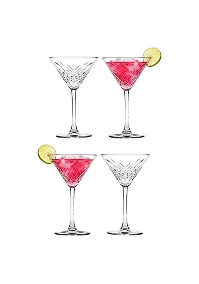 Paşabahçe timeless martini ayaklı kadeh bardak- sunum bardağı 4 l