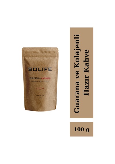Solife Guarana ve Kolajenli Hazır Kahve Premium Soft 100 G