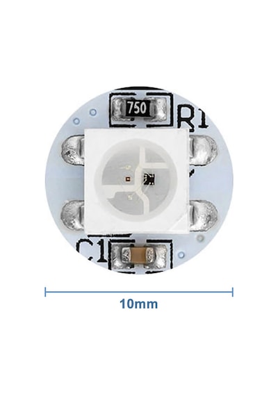 1 Bit Neopixel Ws2812B 5050 Rgb Led Modül 5050 Adreslenebilir
