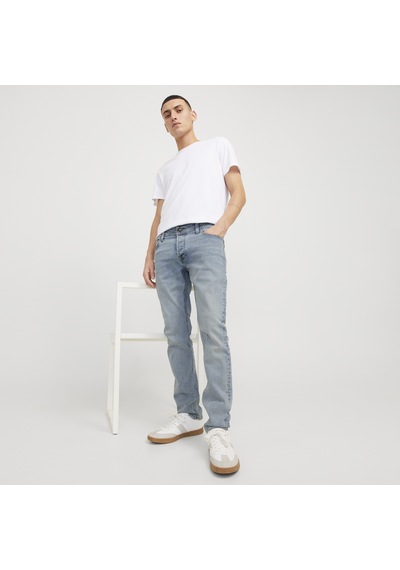 Jack & Jones Erkek Slim Fit Jean - Glenn - 12269466 Blue Denim