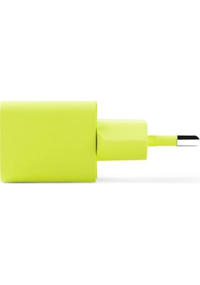 Ttec Smartcharger Gan 20w Pd Seyahat Hızlı Şarj Aleti + Usb-c - Lightning 120cm Kablo Neon Sarı