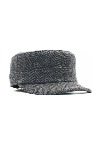 şapkadan Castro Şapka Yün Outdoor Kasket Kışlık Kep Kastro Siyah