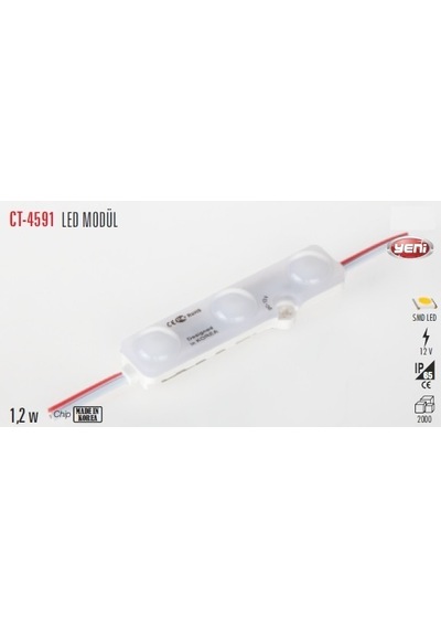 Cata 4591 Led Modül Beyaz Işık (100'Lü Paket) 1,2W