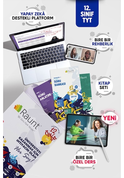 Premium YKS 2027 TYT Hazırlık Seti - 30 Canlı Özel Ders + Birebir Sınav Koçluğu Yapay Zeka Destekli Dijital Platform ve 38 Parça Basılı Kitap Seti