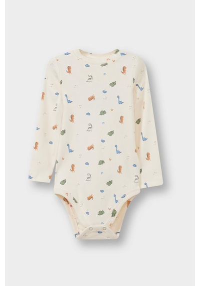 Defacto Erkek Bebek 2li Takım Dinozor Baskılı Uzun Kollu Fitilli Kaşkorse Çıtçıtlı Body Alt F0123a525auer233 Ekru Defacto Erkek Bebek 2li Takım Dinozor Baskılı Uzun Kollu Fitilli Kaşkorse Çıtçıtlı Body Alt F0123a525auer233 Ekru