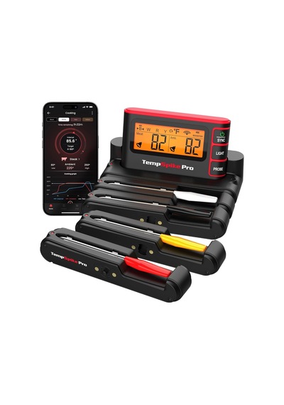 Thermopro Tp980 Tempspike Pro Wi-fi Ve Mobil Uygulama Destekli, Sınırsız Menzilli 4 Problu Dokunmatik Akıllı Barbek Diğer