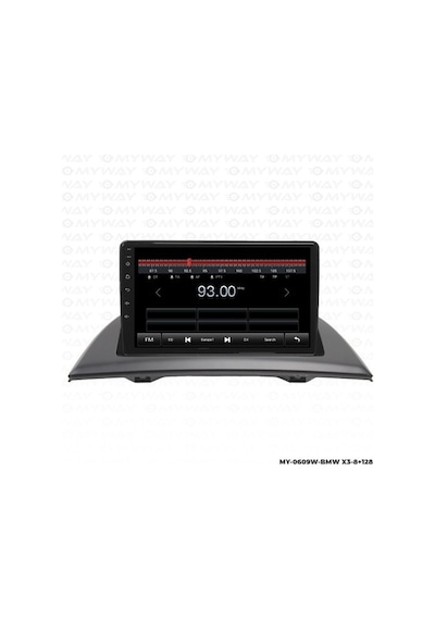 Myway Bmw X3 Android Multimedya Carplay Navigasyon Ekran - 8gb Ram+128 Gb Hdd - Myway