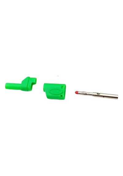 4Mm Banana Jak Korumalı Tip Yeşil