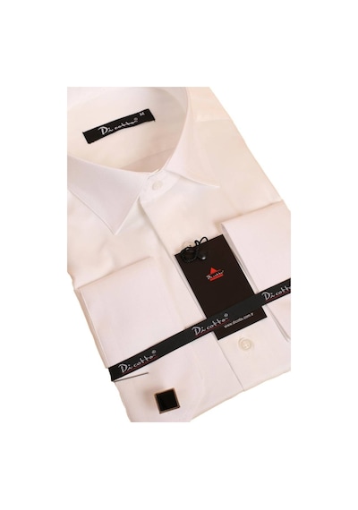 Dicotto Krem Rahat Kesim Micro Kumaş Kol Düğmeli Regular Fit Erkek Gömlek - 190-10 001