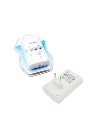 Beston BST-802 AA/AAA/9V Çoklu Kalem Pil Şarj Cihazı