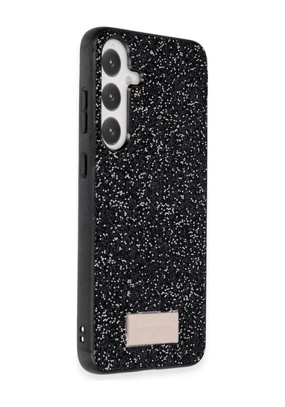Samsung Galaxy Uyumlu A55 5g Bright Simli Kapak - Siyah Bz8683140745875