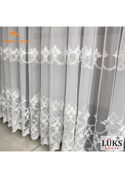 Lüks Grek Etek 7 Tül Perde Yüksek Kalite - Modern House