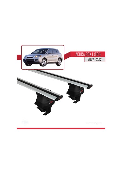 Acura Rdx I Tb1 2007-2012 Arası İle Uyumlu Ace-4 Ara Atkı Tavan Barı Gri