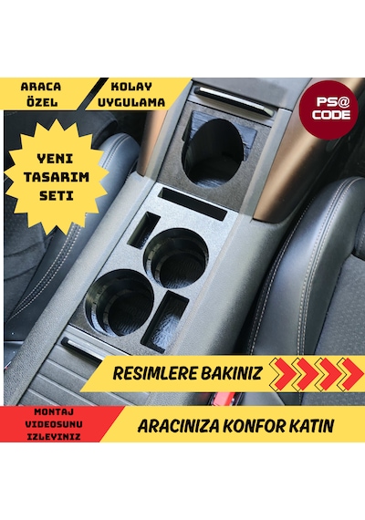 Yeni Tasarım Citroen Berlingo-peugeot Rifter-proace City-fiat Doblo-opel Combo Uyumlu Set Bardaklık 1