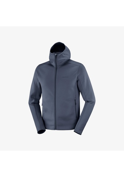Salomon Outlıne Warm Erkek Tam Fermuar Polar Blue Nights Lc2483200 Lacivert