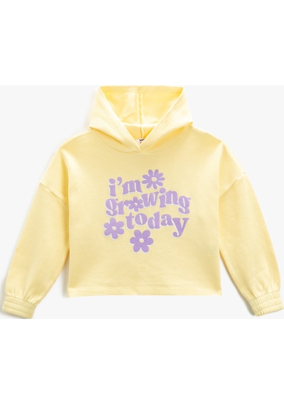 Koton Crop Sweatshirt Kapüşonlu Uzun Kollu Baskılı Pamuklu Sarı 3skg10311ak 3SKG10311AK153 Sarı Koton Crop Sweatshirt Kapüşonlu Uzun Kollu Baskılı Pamuklu Sarı 3skg10311ak 3SKG10311AK153 Sarı