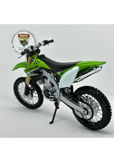 Kawasaki Kx 450f 1:12 Diecast Maket Motor Lisanslı Metal Model Motosiklet