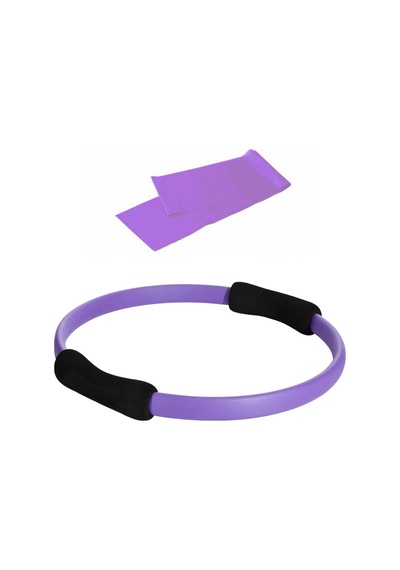 Spor Byfit Mor Pilates Çemberi ve Pilates Bandı