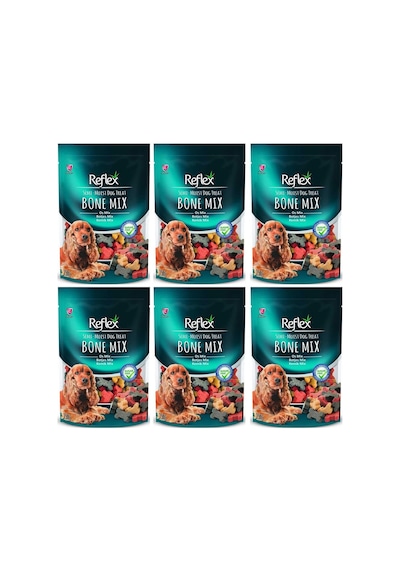 Yarı Yumuşak Kemik Mix Köpek Ödül Maması 150 Gr 6'lı Set