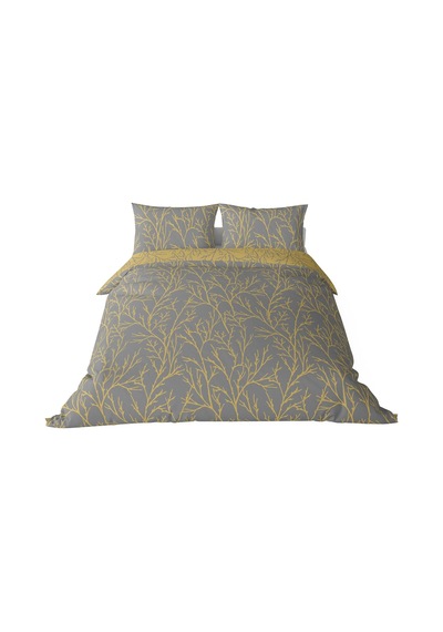 Brielle Düz Pamuk Saten Nevresim Setleri, Sarı, Queen Size Sku: Smg8690010219954 0