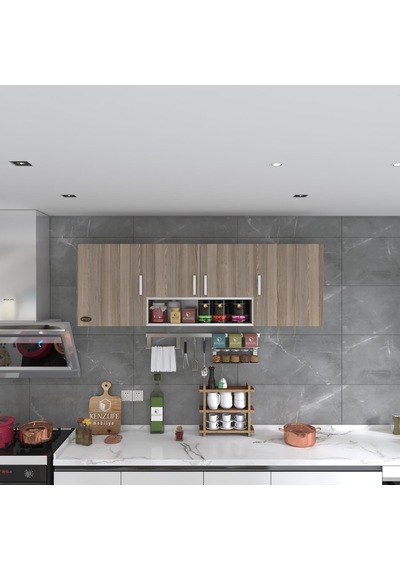Kenzlife hazır mutfak packey crd 060*180*32 mutfak banyo dolabı kapaklı raflı