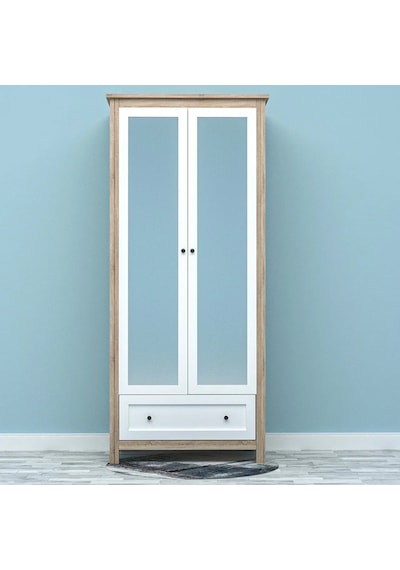 Sultan 2 Kapılı Gardrop Mdf Beyaz Sultan 2 Kapılı Gardrop Mdf Beyaz