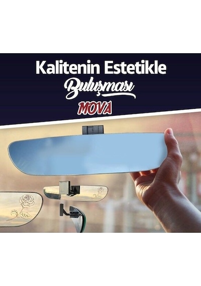 Motaysan Araç İçi Dikiz Ayna Mova Krom 2 Ayaklı R1800