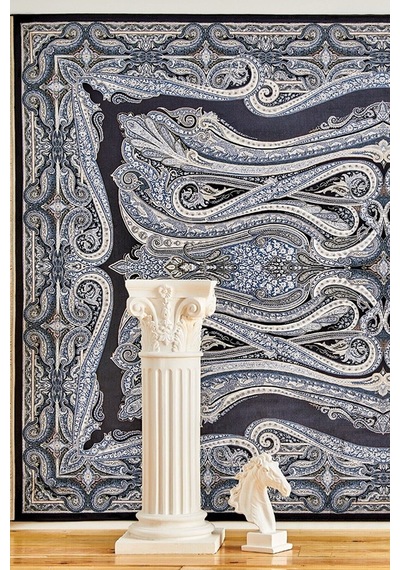 Kaşmir Halı İpek Moroccan Blue 200x290CM Halı Salon Halısı