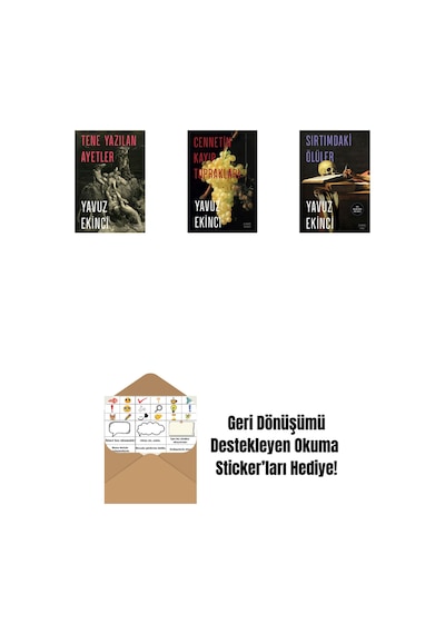 Tene Yazılan Ayetler + Cennetin Kayıp Toprakları + Sırtımdaki Ölüler + Okuma Sticker'ları