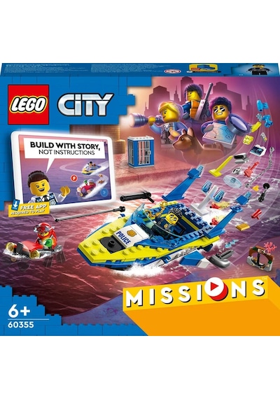 LEGO® City 60355 Su Polisi Dedektif Görevleri 278 Parça